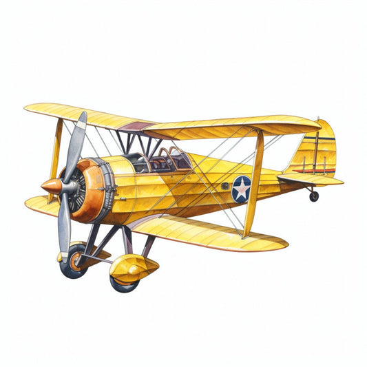 Wright Biplane Fabric Panel 14
