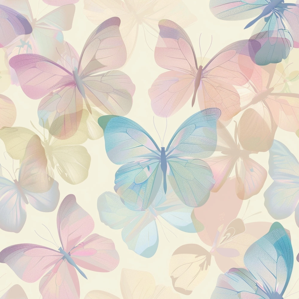 Daily Deal: Pastel Spring Pattern 15 Quilting Cotton Fabric - 45" x 2 Yards"
