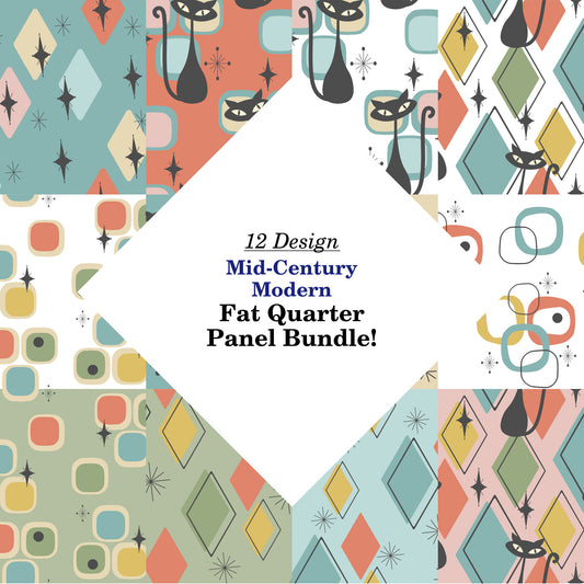 Mid-Century Modern Fat Quarter Bundle
