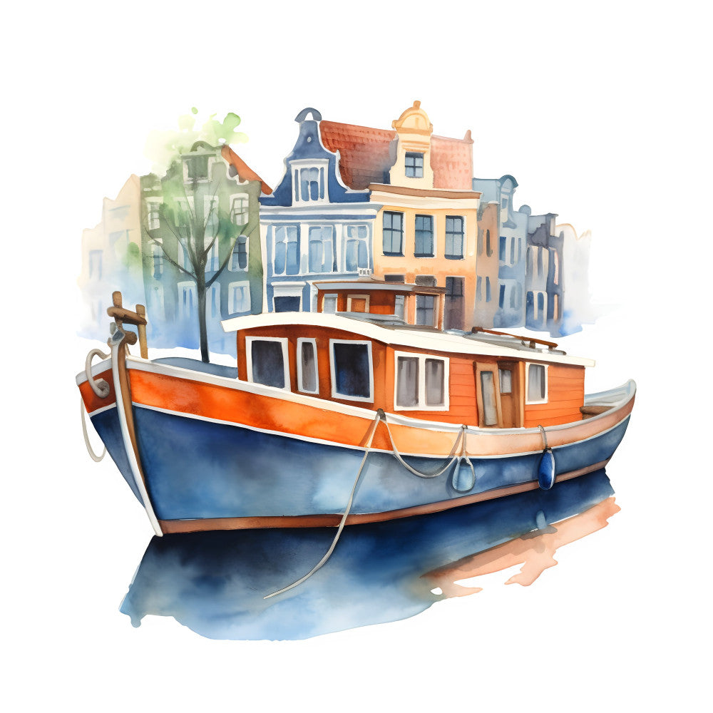 Trip to Amsterdam Fabric Panel 35
