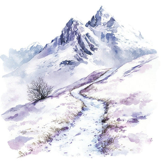 Winter Scotland Fabric Panel 6