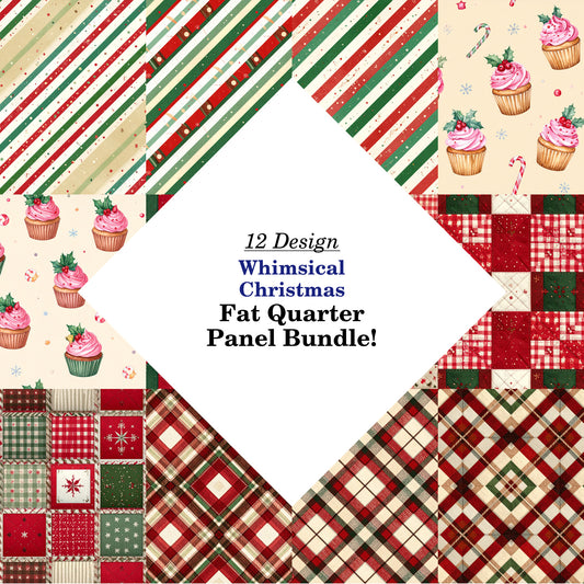 Whimsical Christmas Fat Quarter Bundle