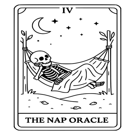 Funny Tarot Card Fabric Panel 12