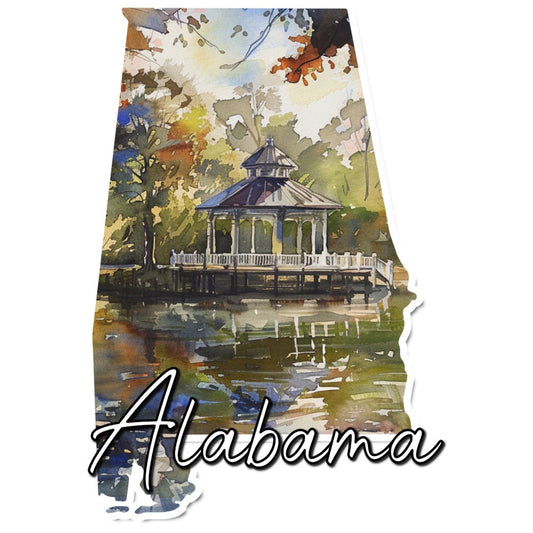 50 States Scene Fabric Panel 4