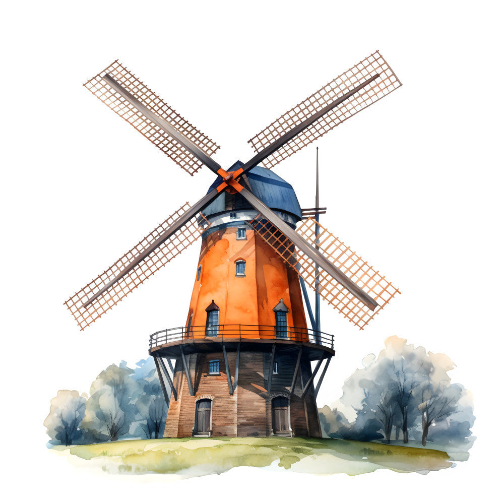 Trip to Amsterdam Fabric Panel 16