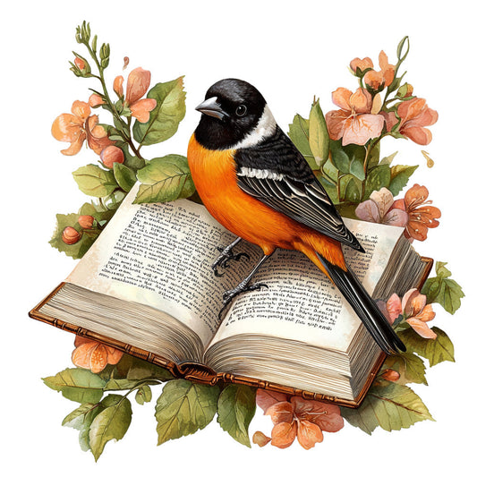 Baltimore Oriole Fabric Panel 4
