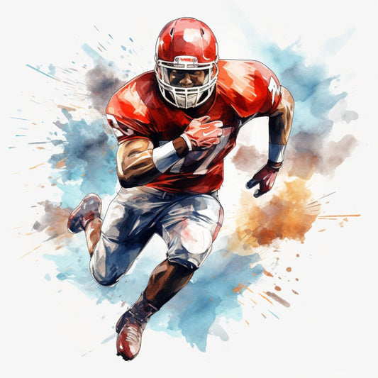 Splash Football Fabric Panel 10