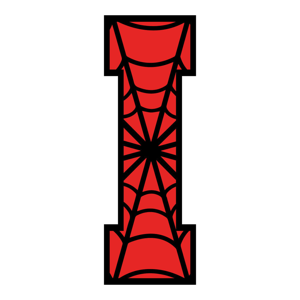 Spider Alphabet Fabric Panel 16