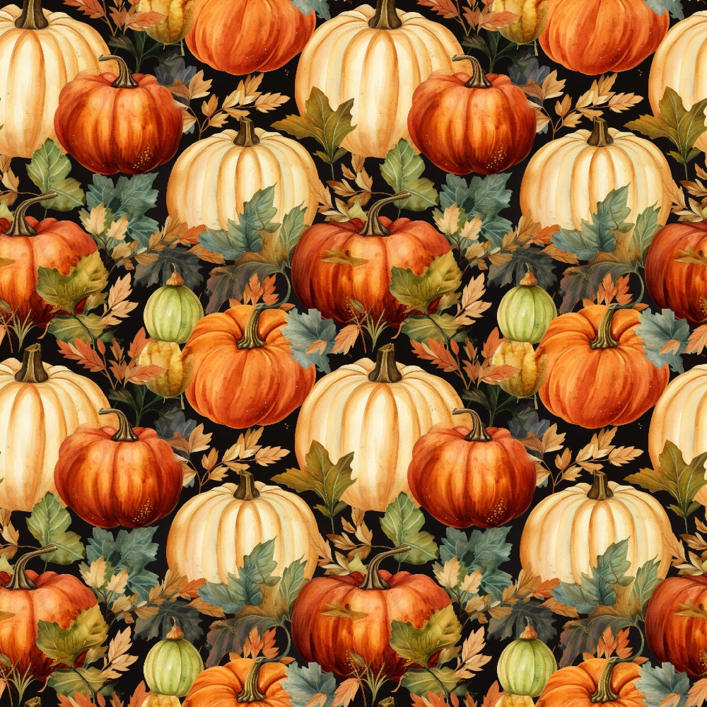 Daily Deal: Vintage Autumn Pattern 3 Quilting Cotton Fabric - 45" x 4 Yards"