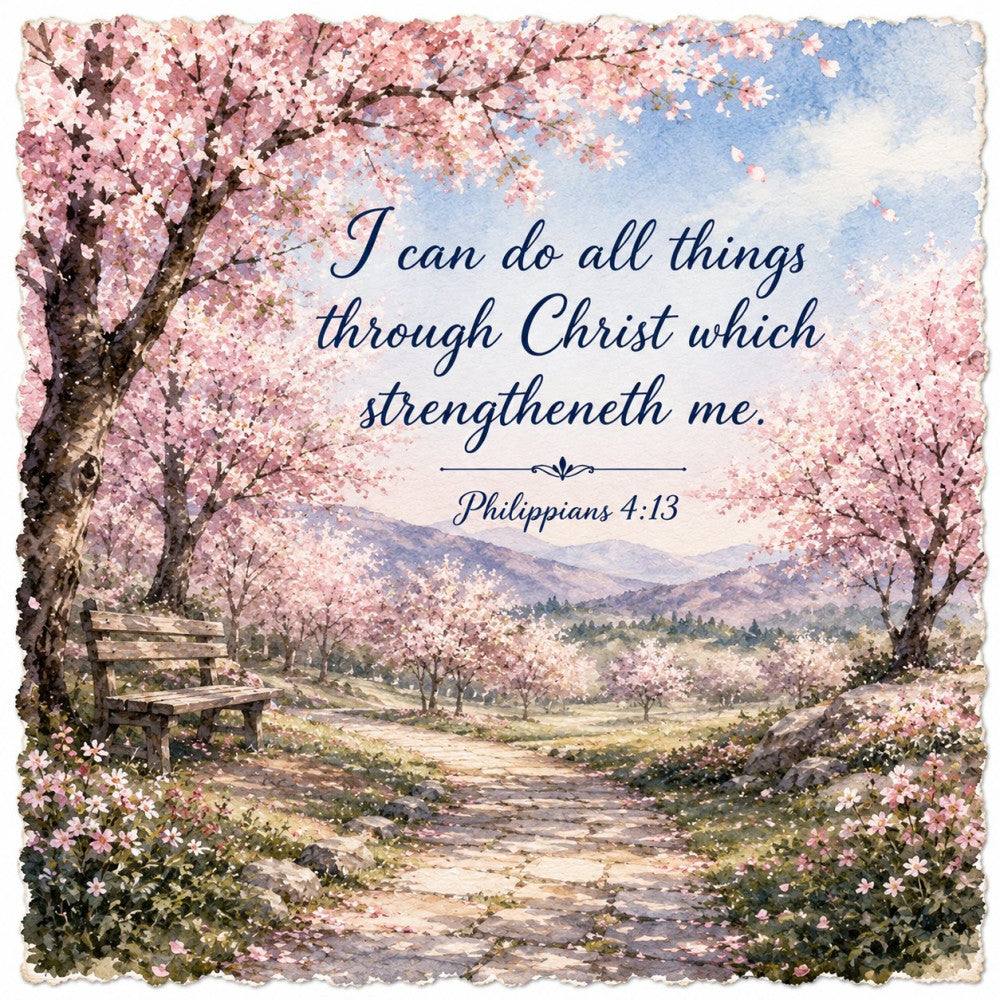 Inspirational Verses Fabric Panel 14