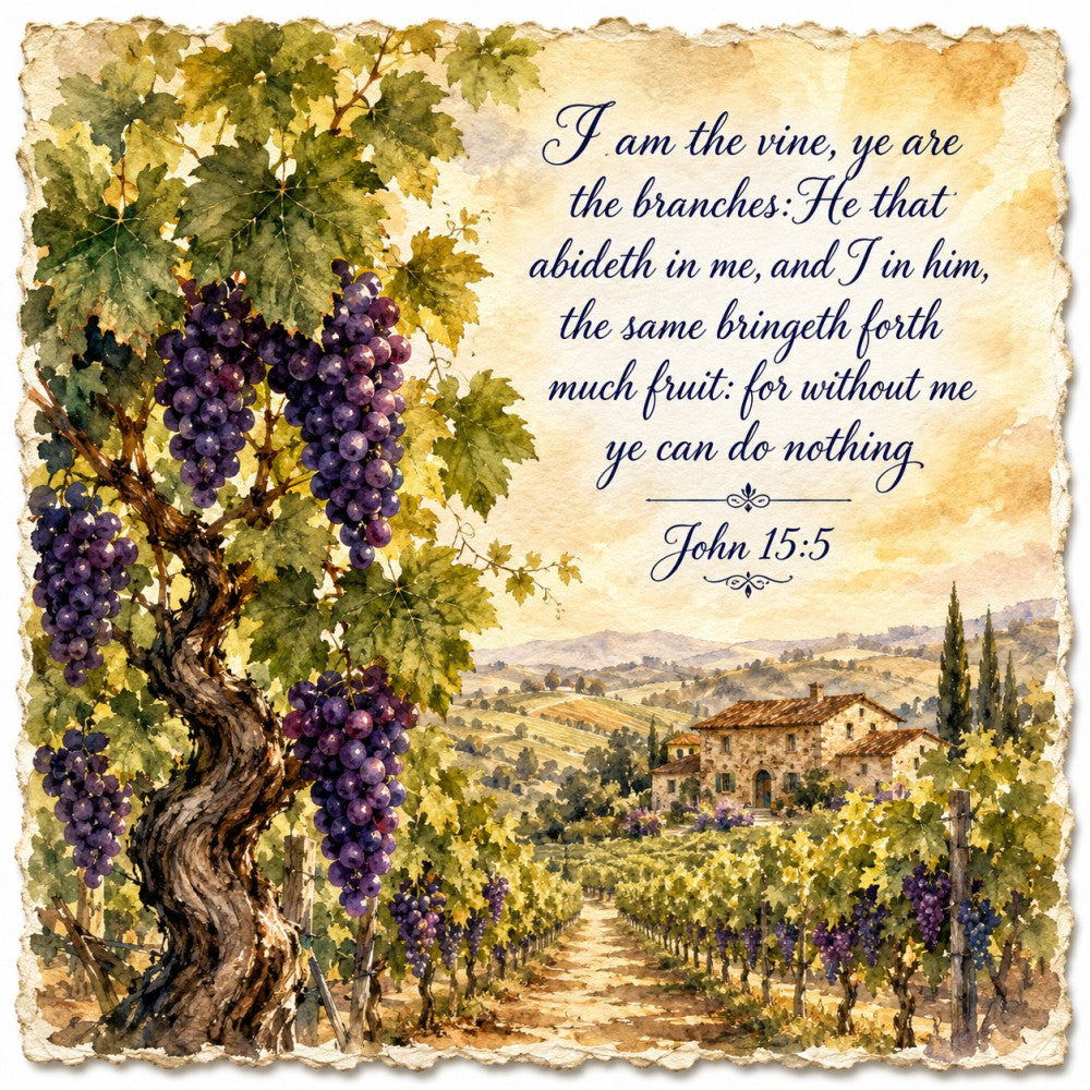 Inspirational Verses Fabric Panel 59