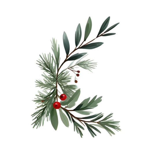 Christmas Element Fabric Panel 39