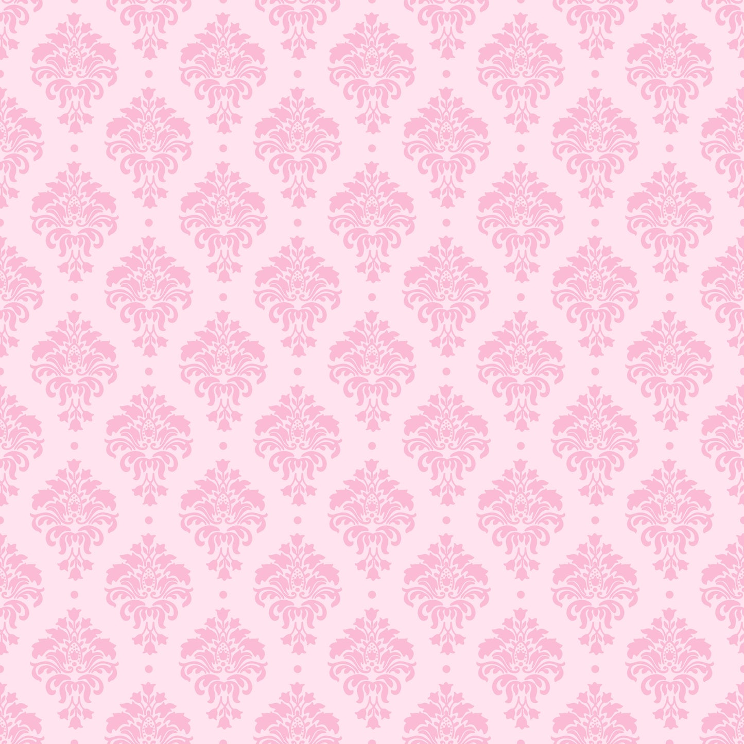 pink, pale pink, blush, damask pattern, ornate scrollwork, baroque design, floral motifs, repeating pattern, elegant, vintage style, decorative flourishes, quilting cotton, fabric panel, tea party theme, feminine, delicate, intricate details, wallpaper style, romantic, soft pastels