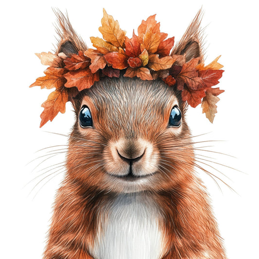 Fall Animal Portrait Fabric Panel 21