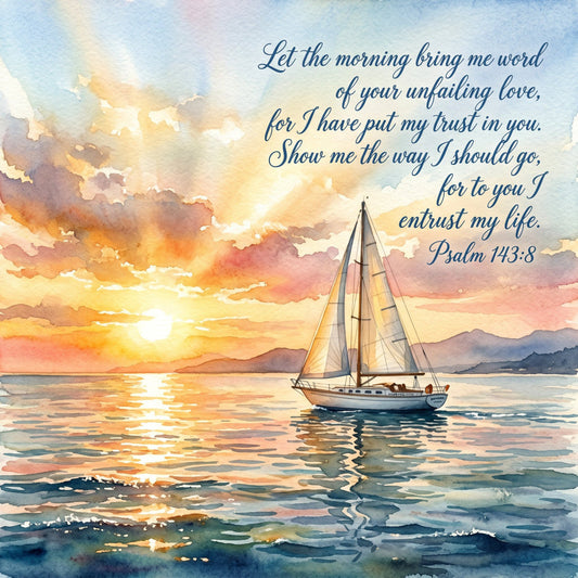 Inspirational Verses Fabric Panel 1