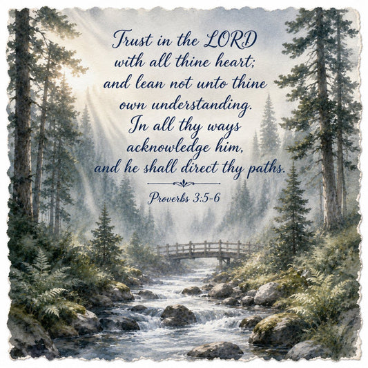 Inspirational Verses Fabric Panel 15