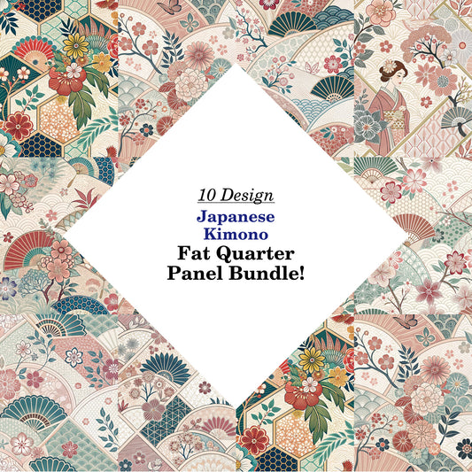 Japanese Kimono Fat Quarter Bundle