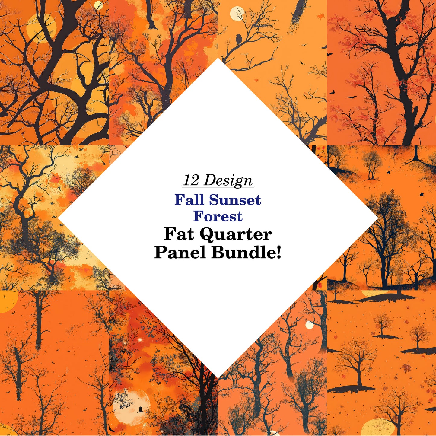 Fall Sunset Forest Fat Quarter Bundle