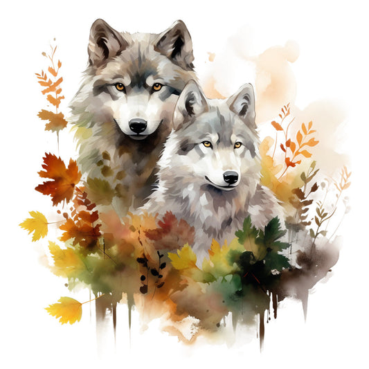 Wild Wolfs Fabric Panel 26