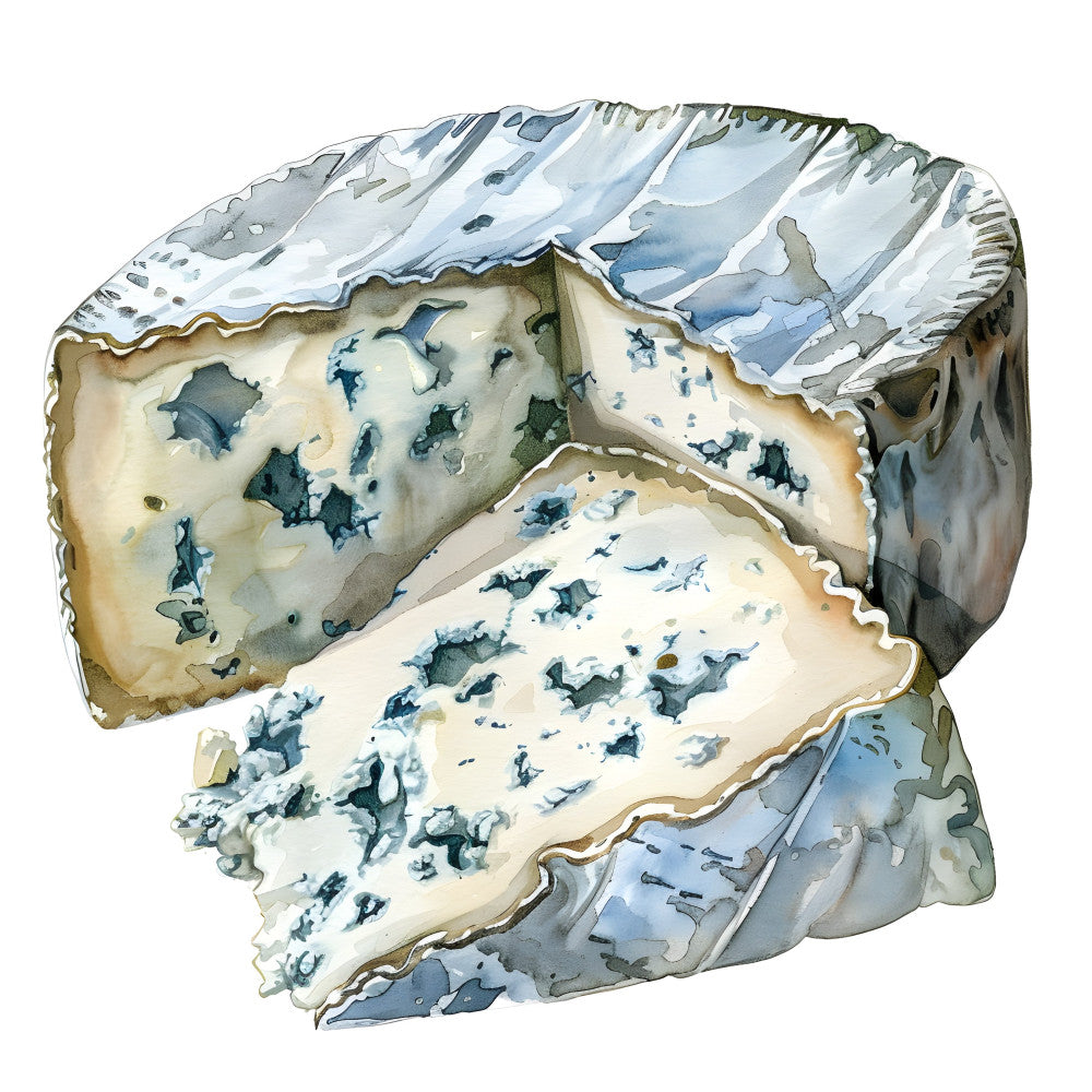 Watercolor Cheese Fabric Panel 95