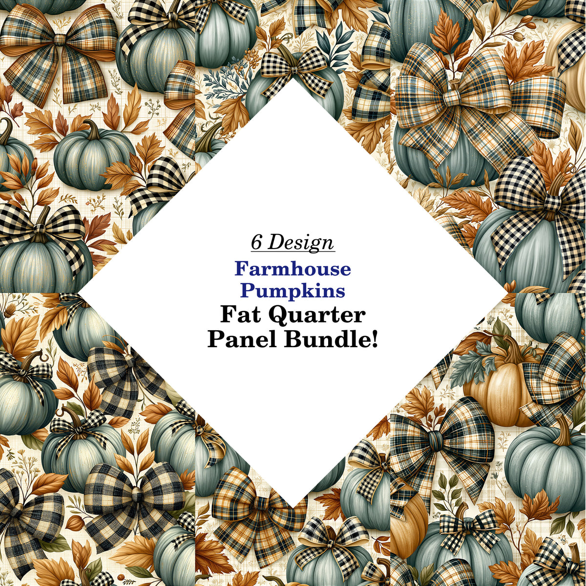 Farmhouse Pumpkins Fat Quarter Bundle