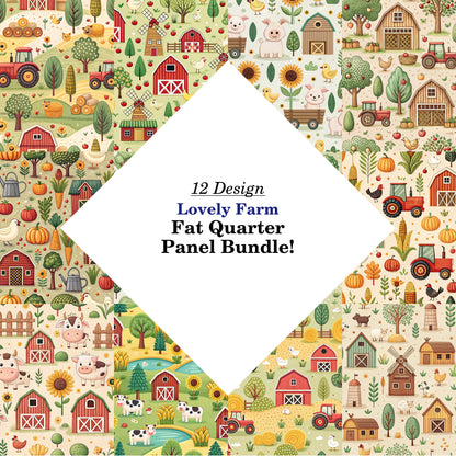 Lovely Farm Fat Quarter Bundle