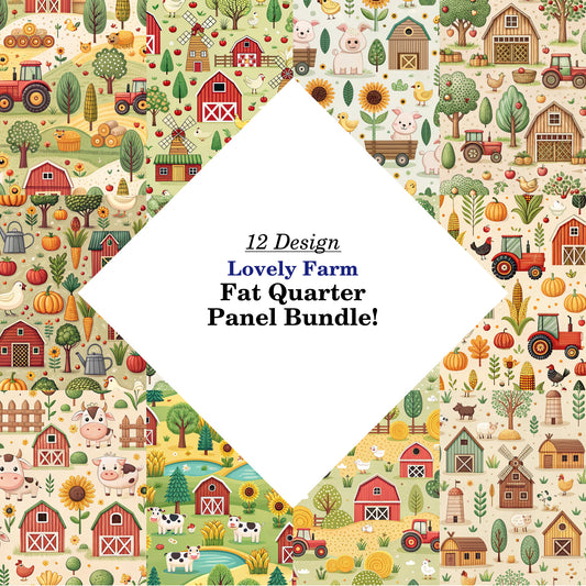 Lovely Farm Fat Quarter Bundle
