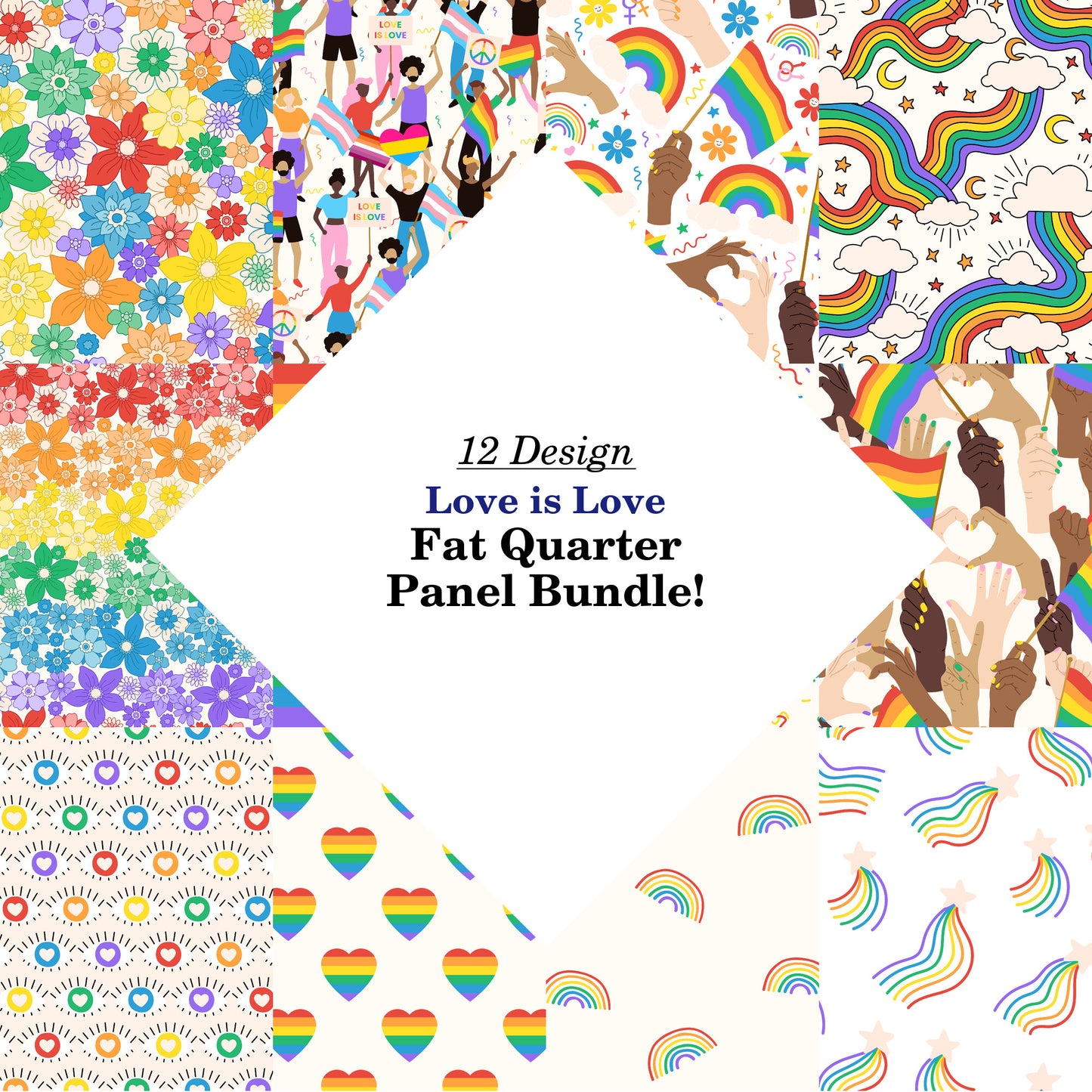 Love is Love Fat Quarter Bundle