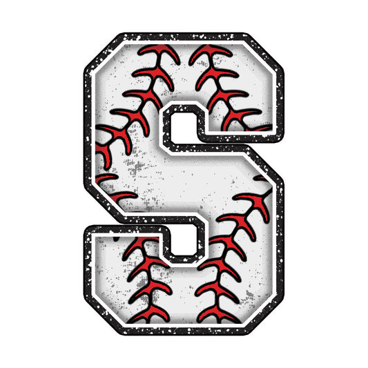 Baseball Alphabet Fabric Panel 28