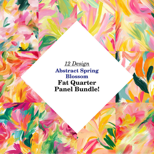 Abstract Spring Blossom Fat Quarter Bundle
