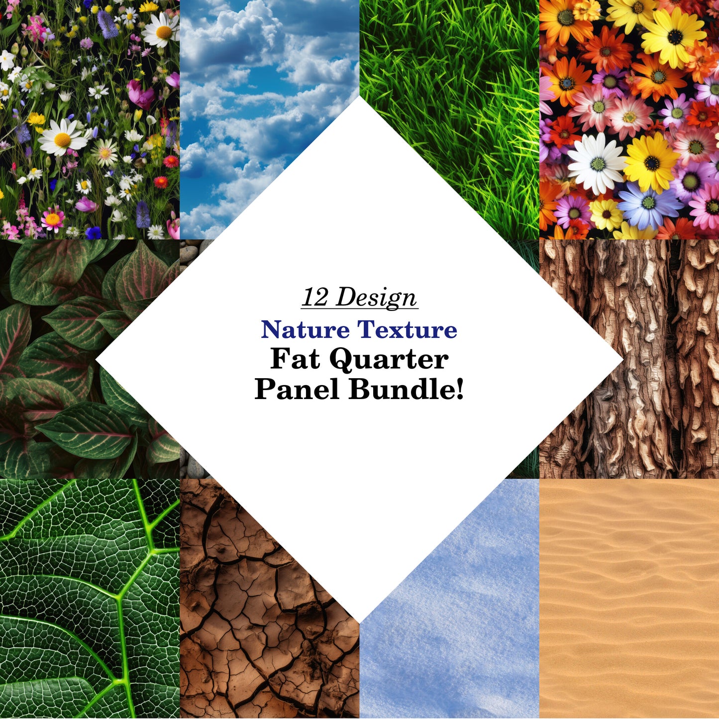 Nature Texture Fat Quarter Bundle