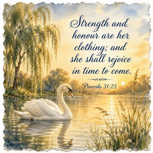 Inspirational Verses Fabric Panel 80