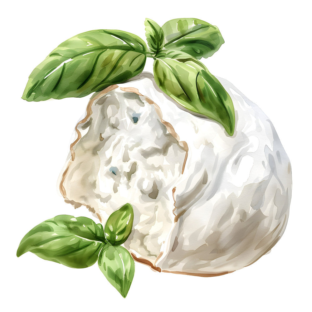 Watercolor Cheese Fabric Panel 14