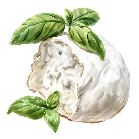 Watercolor Cheese Fabric Panel 14
