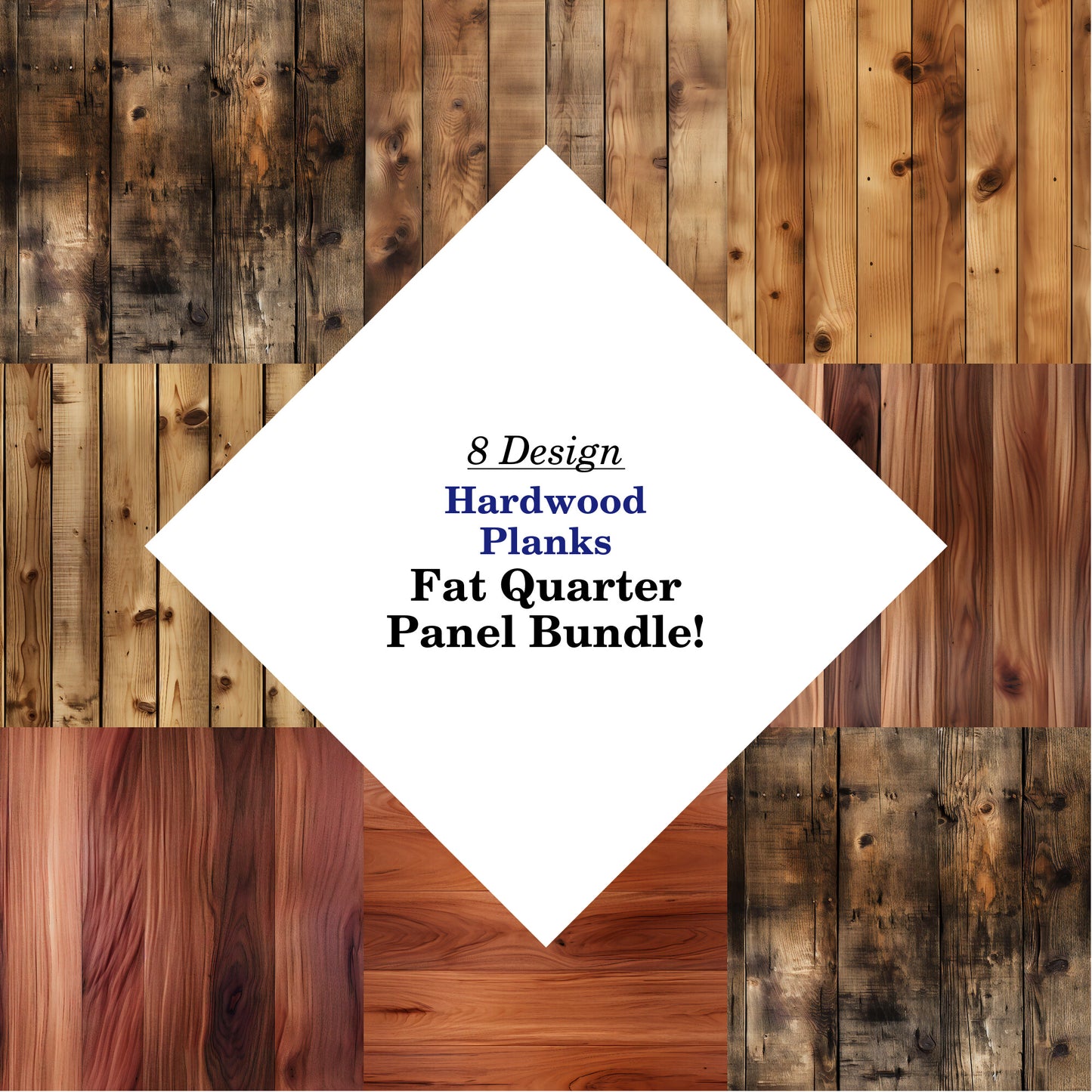Hardwood Planks Fat Quarter Bundle