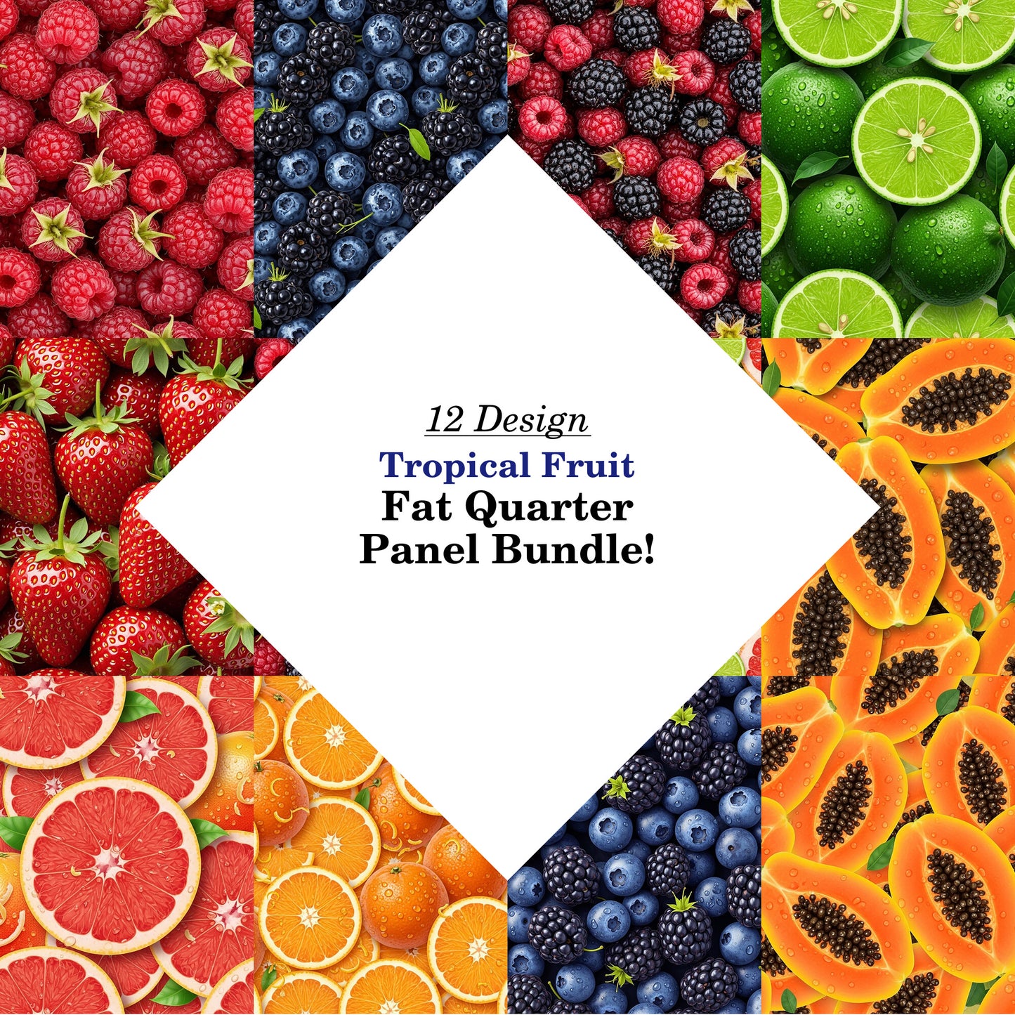 Tropical Fruit Fat Quarter Bundle