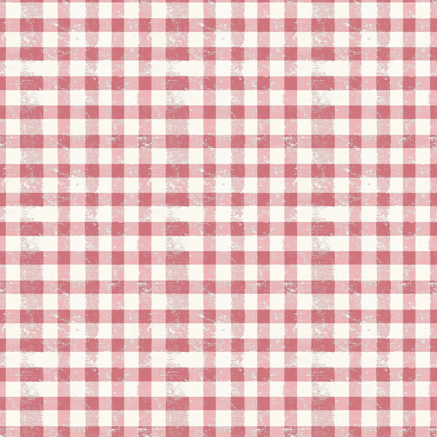 vintage pink, dusty rose, cream, ivory, gingham pattern, checkered design, distressed texture, weathered finish, quilting cotton, fabric panel, rustic charm, shabby chic, cottage style, aged appearance, faded colors, plaid weave, crafting material, sewing fabric, nostalgic mood, soft pastels