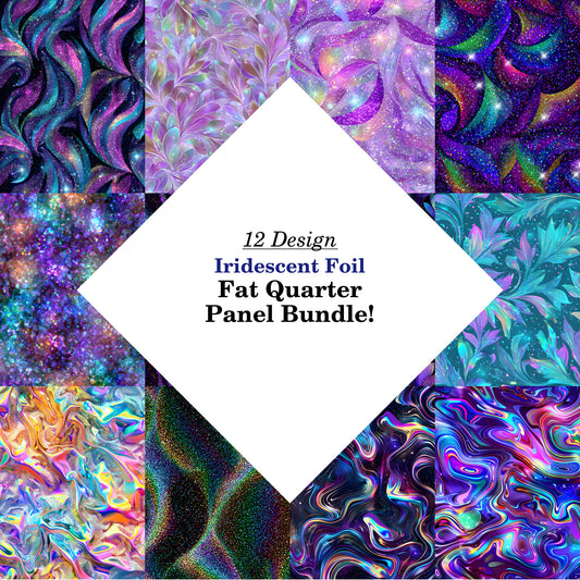 Iridescent Foil Fat Quarter Bundle