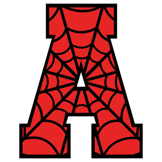 Spider Alphabet Fabric Panel 8
