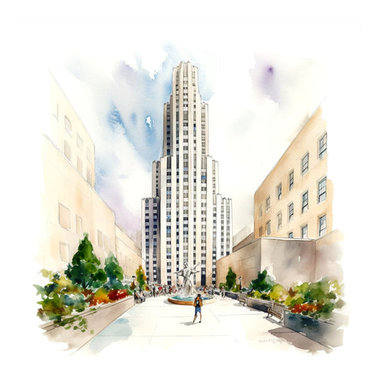 New York Landmarks Fabric Panel 6
