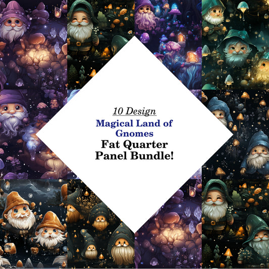 Magical Land of Gnomes Fat Quarter Bundle