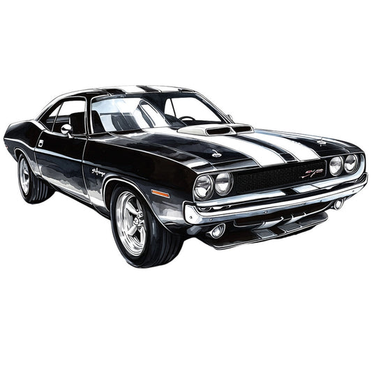 Muscle Cars Fabric Panel 5
