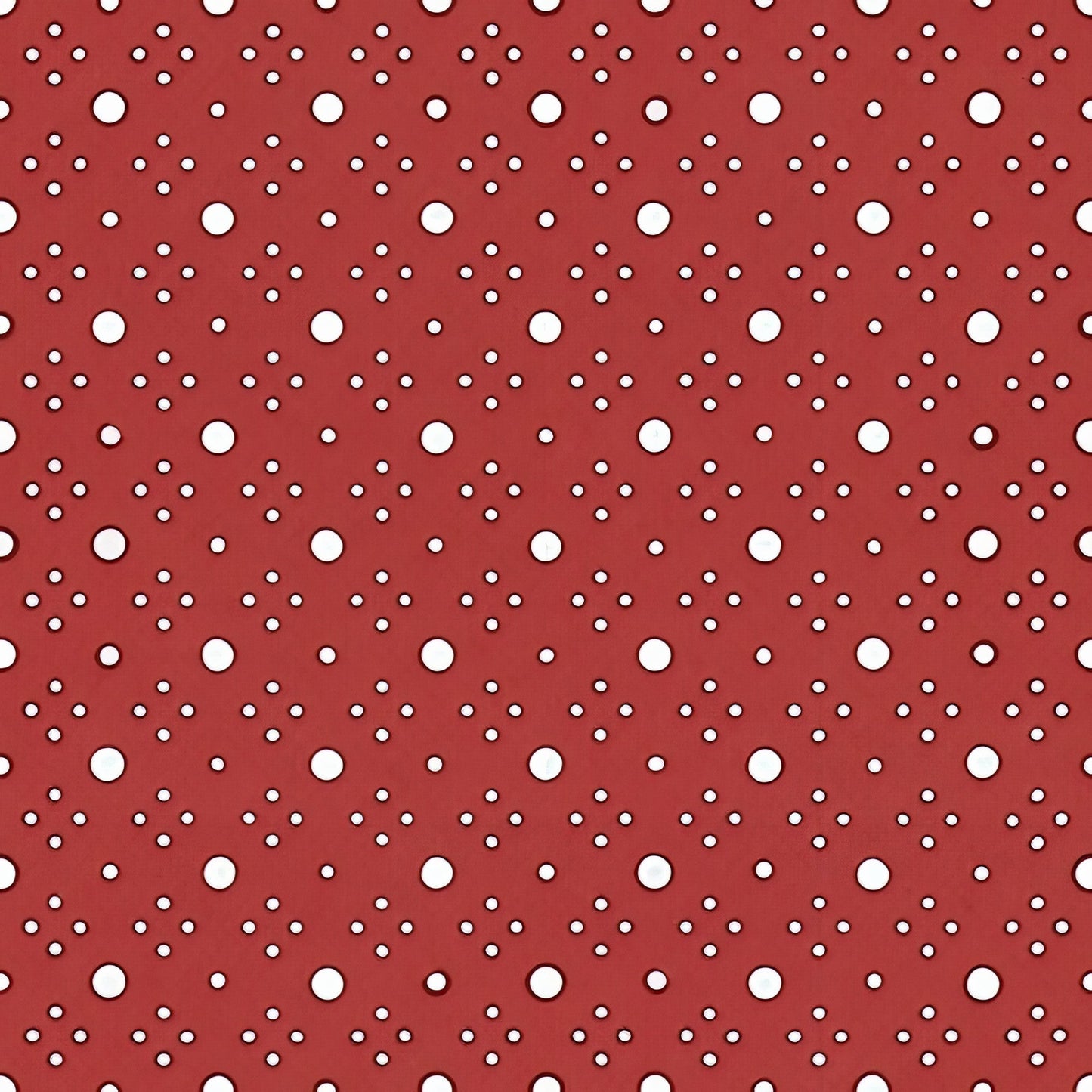 Daily Deal: Red Farmhouse Pattern 3 Quilting Cotton Fabric - 45" x 2 Yards"