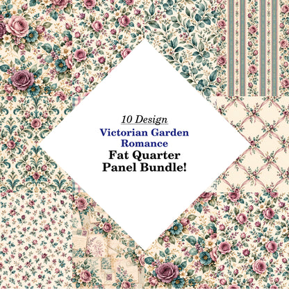 Victorian Garden Romance Fat Quarter Bundle
