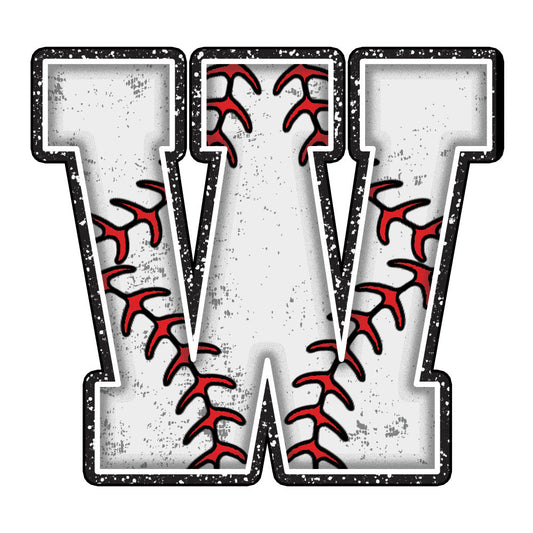 Baseball Alphabet Fabric Panel 32