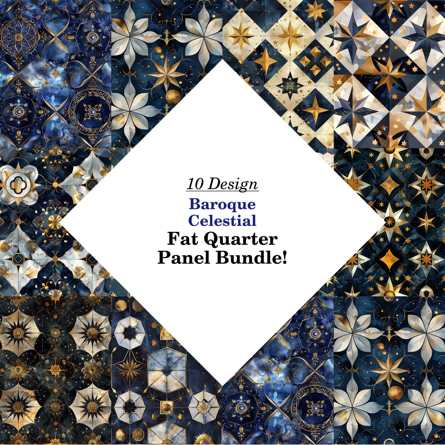 Baroque Celestial Fat Quarter Bundle