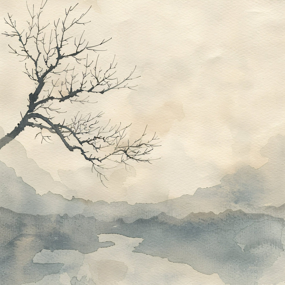Japandi Art Nature Fabric Panel 6