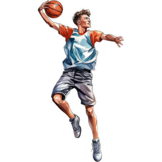 Basketball Game Fabric Panel 9