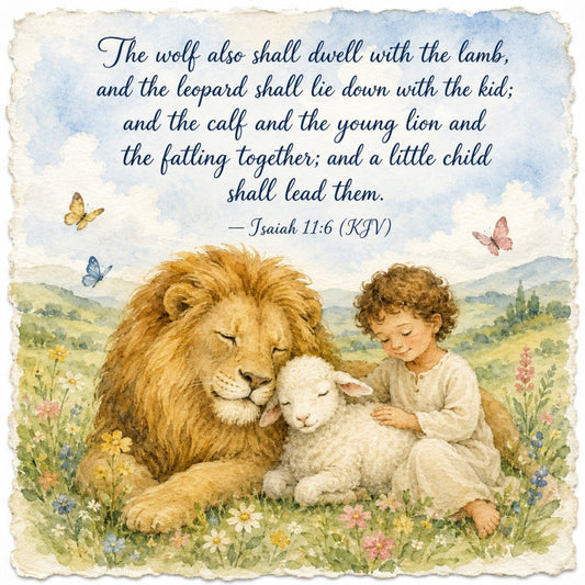 Inspirational Nursery Verses Fabric Panel 9