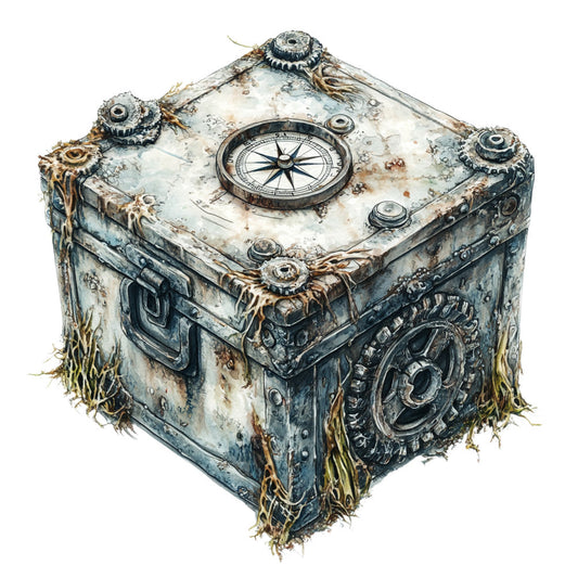 Steampunk Nautical Fabric Panel 35
